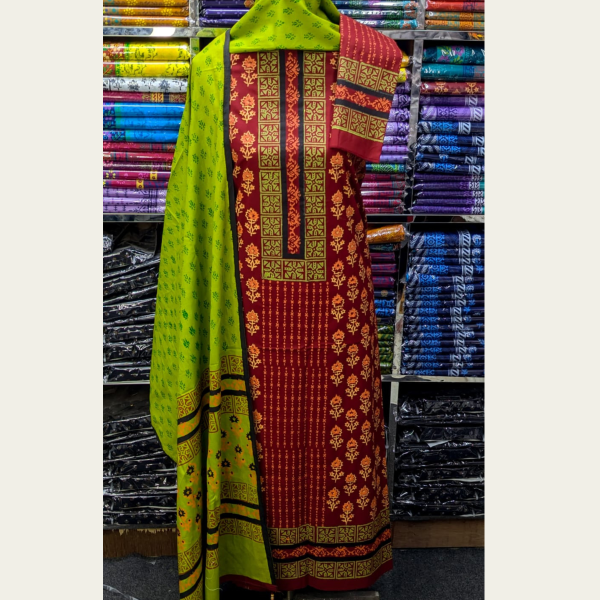 New Exclushive Collection High Qualitiey Cotton Printed Three Piece