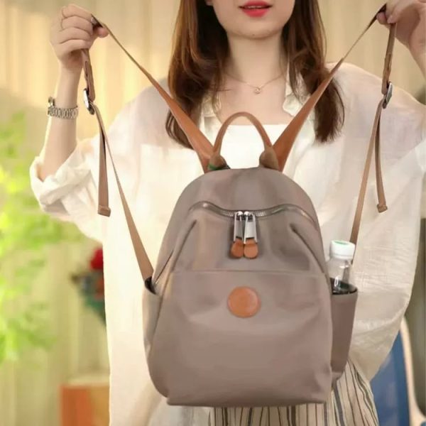 2025 New Hot Women's Backpacks Designer High Quality Soft Nylon Simple Fashion Bag - Image 2