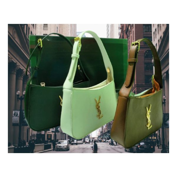 YSL Luxury Designer famous brands PU Leather ladies hand bags for women's sling shoulder tote bag Purses and handbags totebag - Image 2
