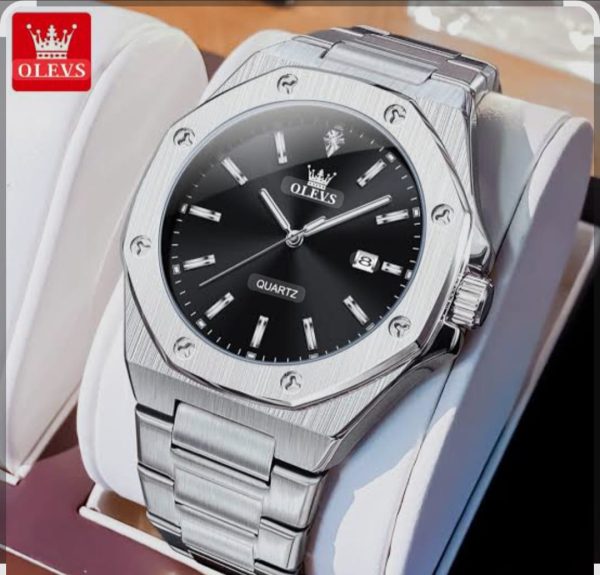 OLEVS 3613 Luxury Business Watch for Man Sport Stainless Steel Men Watch Luminous Date Watches Quartz Clock Reloj