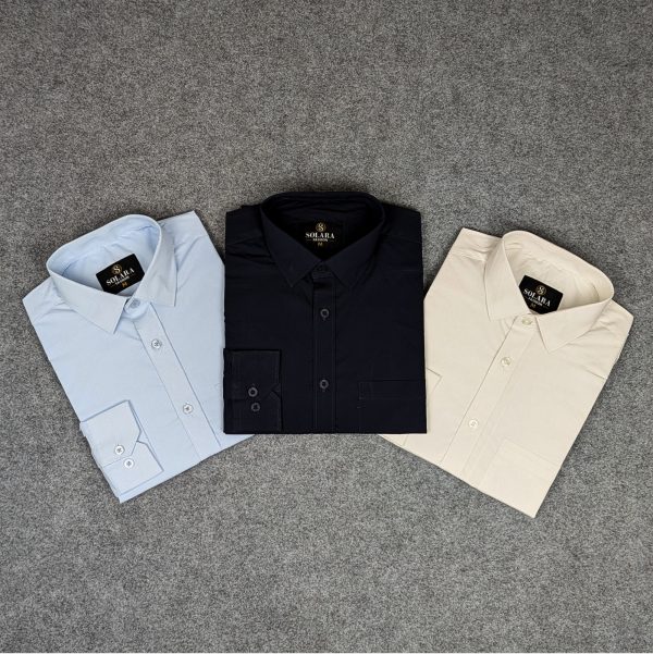 Premium Formal Shirt 3 Pcs Combo